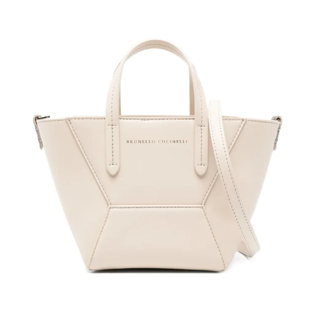 Brunello Cucinelli Women's Beige Shoulder Bags