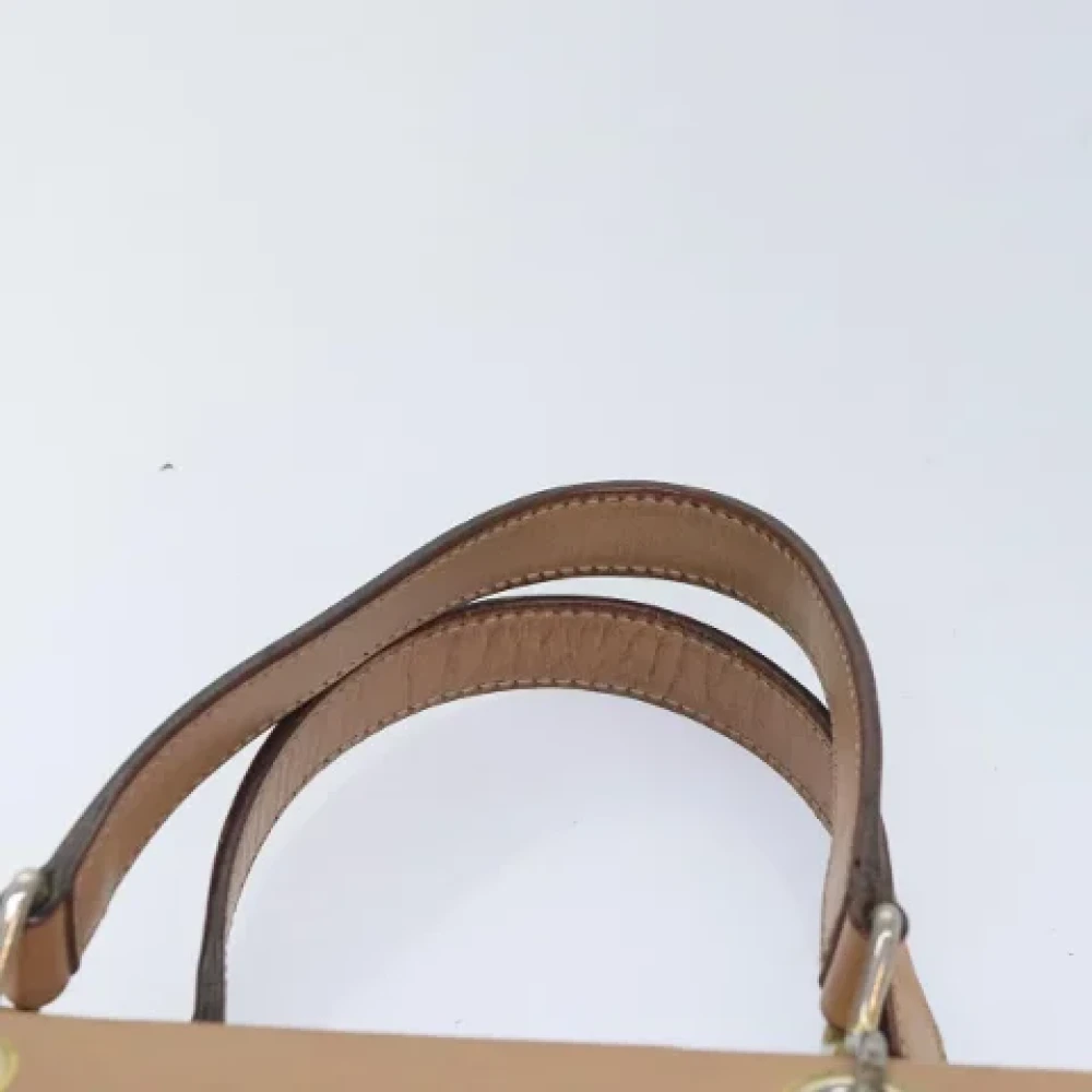 Celine Vintage Pre-owned Leather handbags Brown Dames