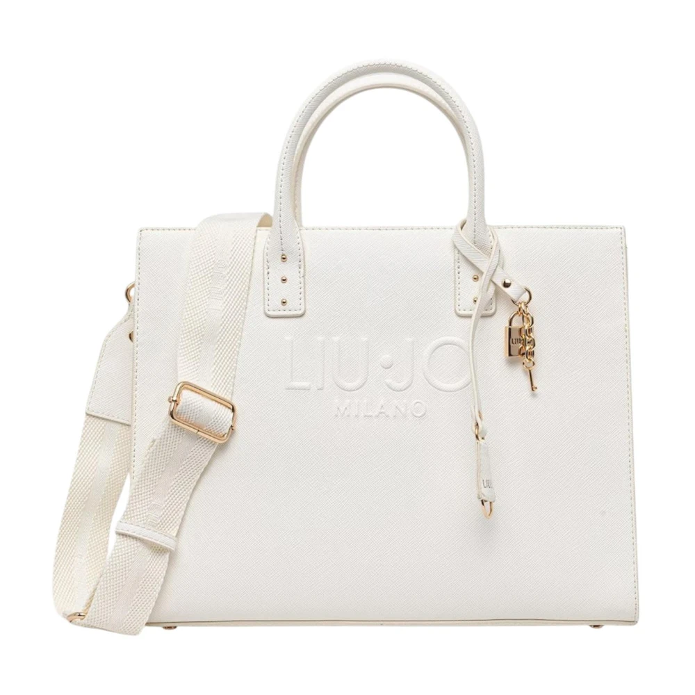 Liu Jo Vrouw Wit Tassen Dames, One Size, Polyester, Ecs M Tote