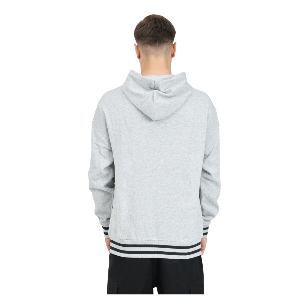 new era MLB Rib Infill LA Dodgers Hoodie Gray Heren