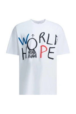 Grafisk tryckt bomulls-T-shirt