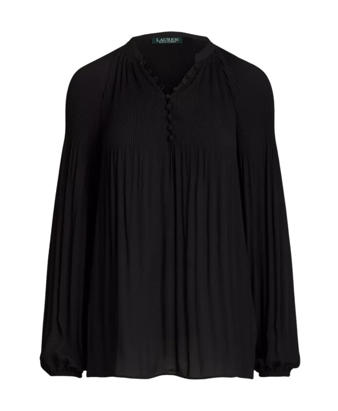 zwarte-geplooide-overhemdblouse