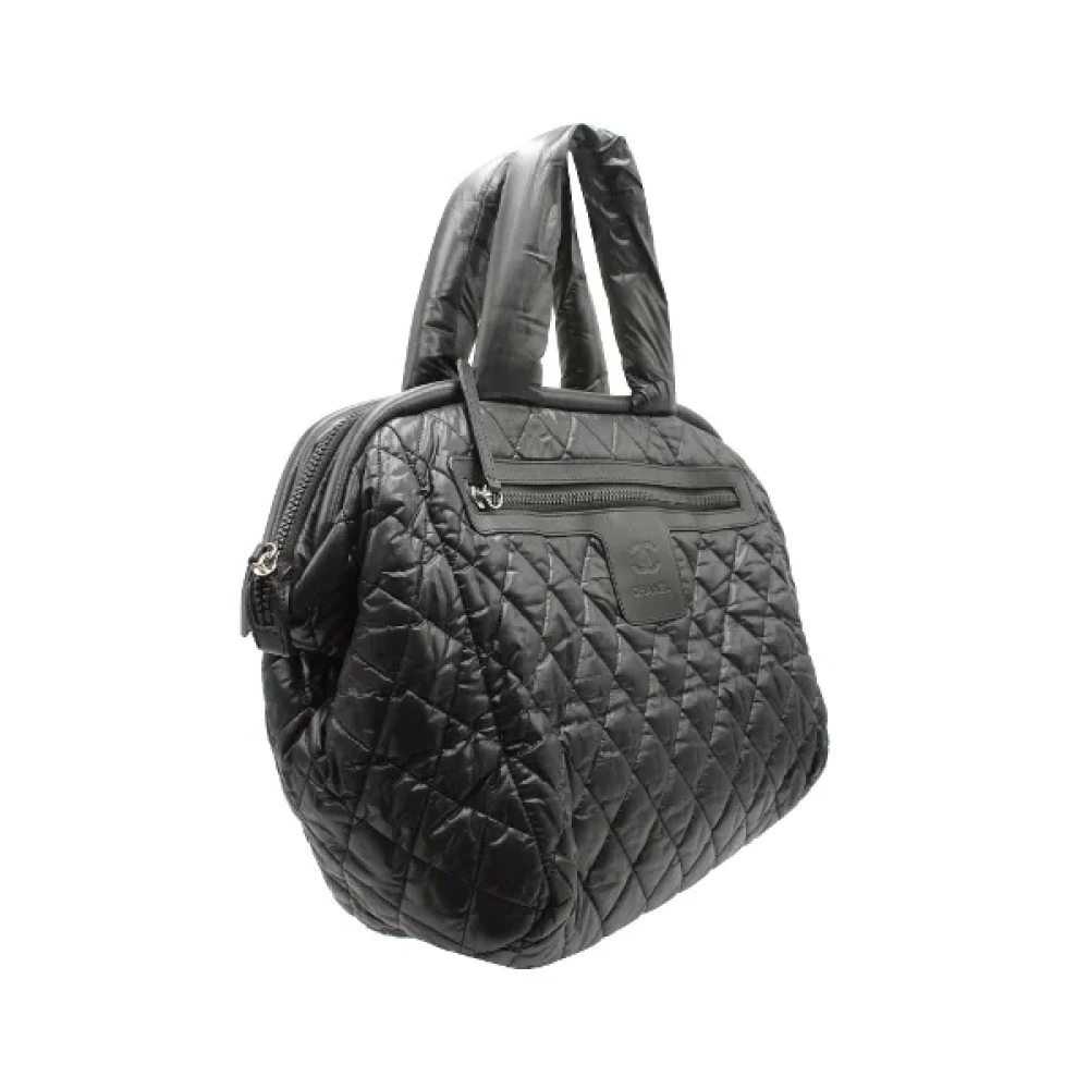 Chanel Vintage Pre-owned Nylon handbags Black Dames