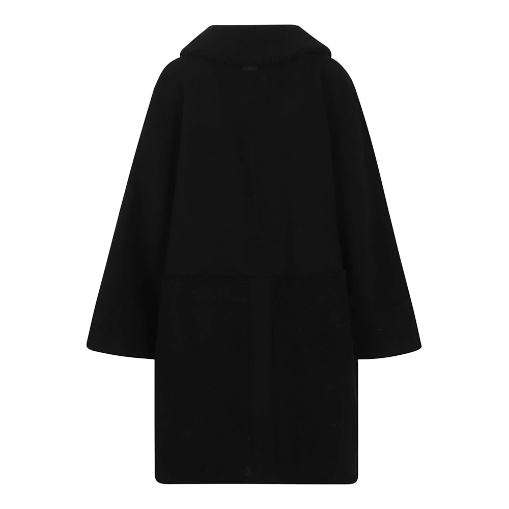 High Zwarte jassen Black Dames