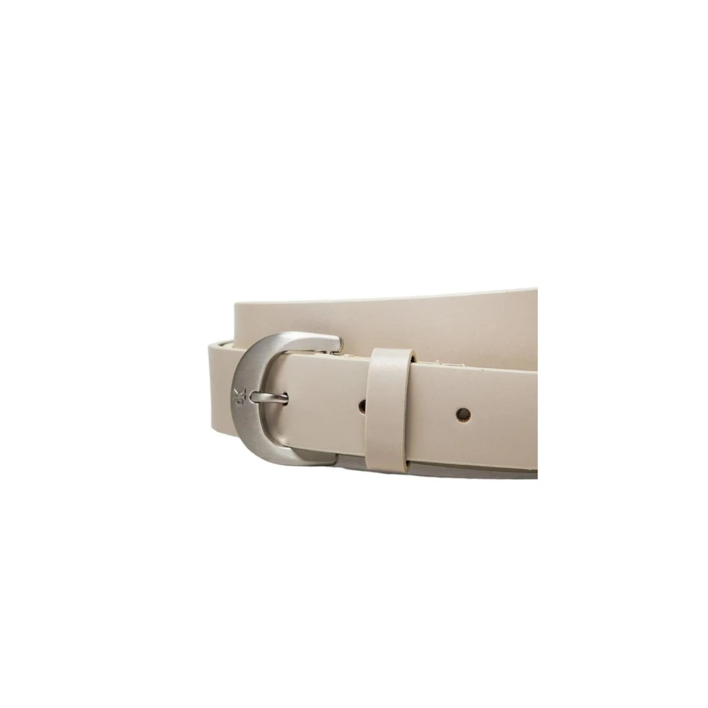 Calvin Klein Jeans Grijze leren riem in casual stijl Gray Dames