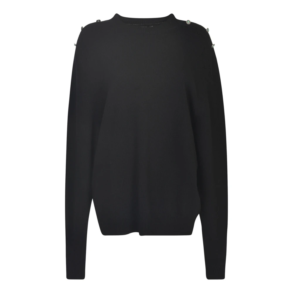 Roberto Cavalli Zwarte Sweaters voor Heren Black Dames
