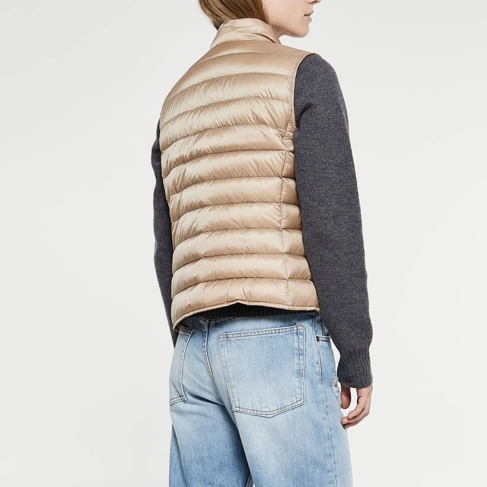 Moncler Slim Fit Liane Vest Beige Dames