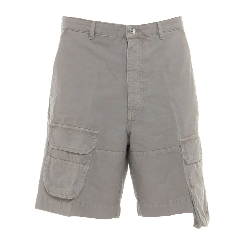 Nine In The Morning Lando Bermuda Shorts in Salvia Gray Heren