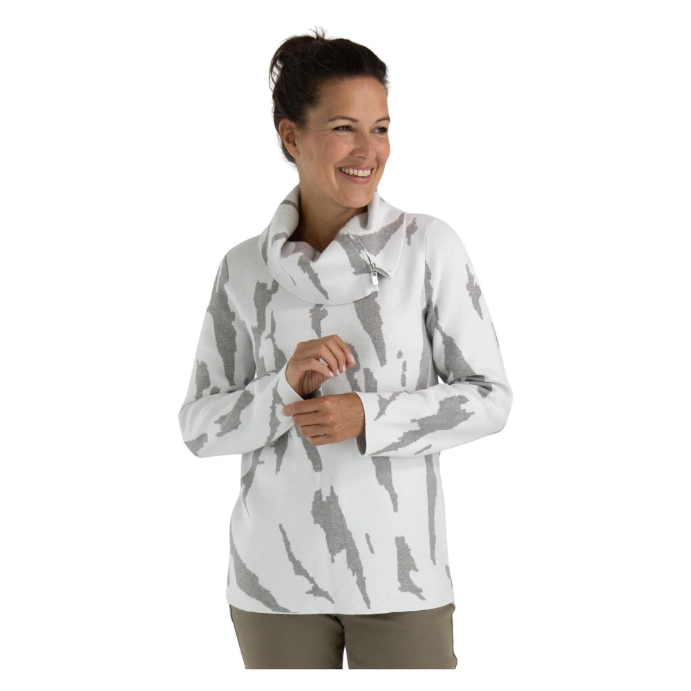 Joseph Ribkoff Stijlvolle Sweaters Collectie White Dames