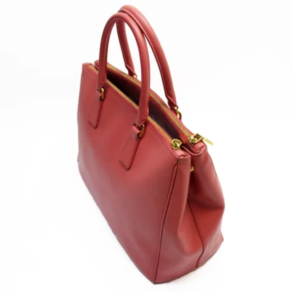 Prada Vintage Pre-owned Leather prada-bags Pink Dames