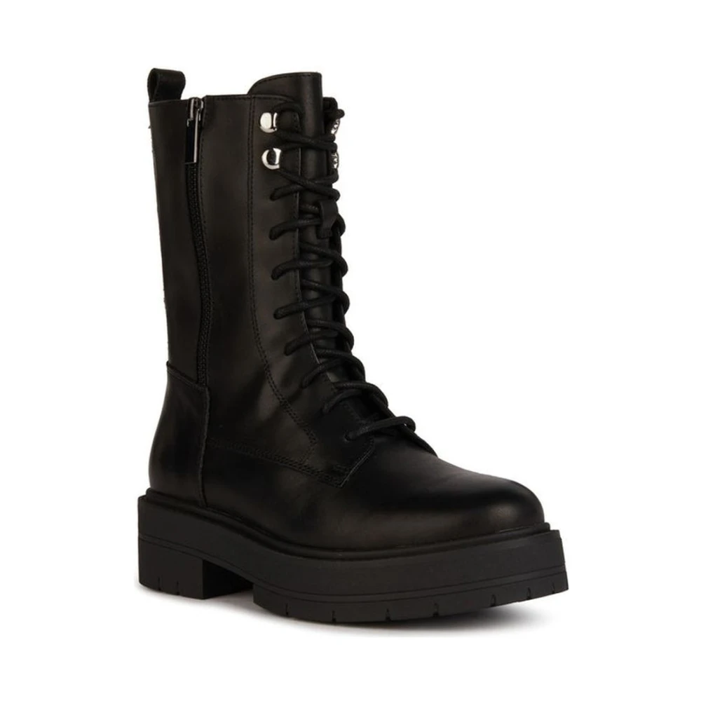 Geox Women's Black Spherica Ec7 Ankle Boots