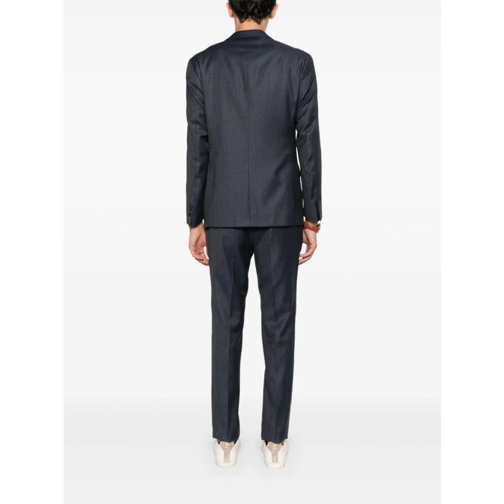 Corneliani Luxe Zwarte Jurk voor Mannen Blue Heren