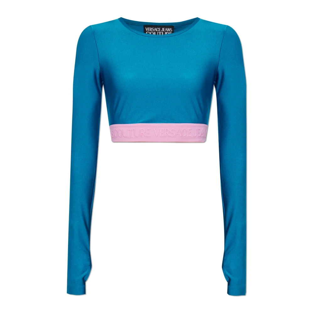 Versace Jeans Couture Donna Blu Top, Xs, New,