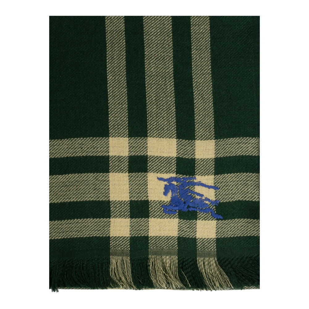 Burberry Wollen sjaal Green Unisex
