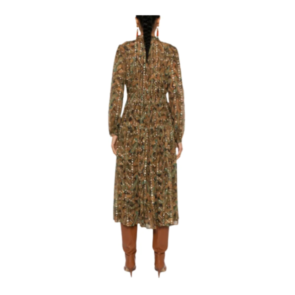 Ulla Johnson Zijden chiffon paisley print jurk Multicolor Dames