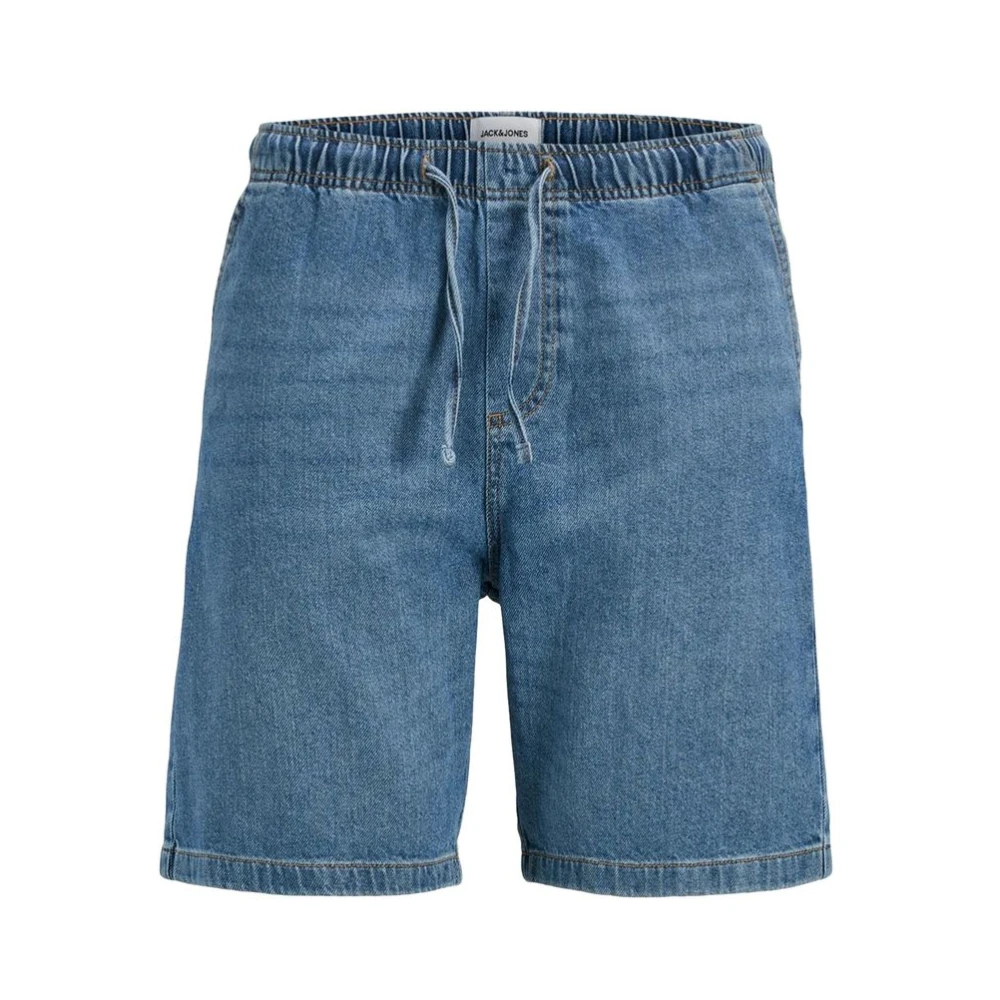 Jack & jones Katoenen Jogger Shorts Lente Zomer Collectie Blue Heren