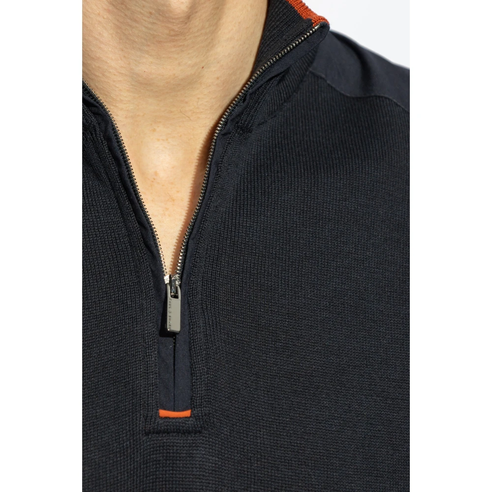 PAUL & SHARK Trui met ritssluiting kraag Blue Heren