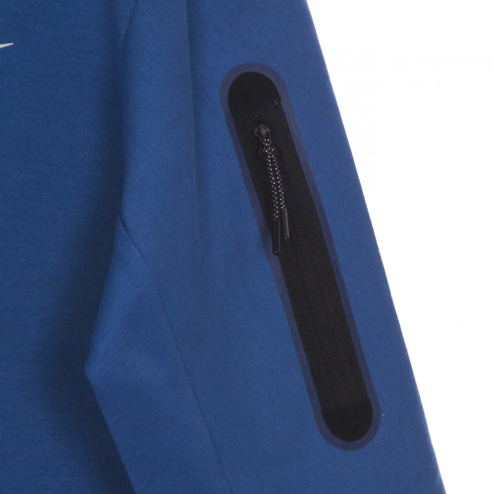 Nike Lichtgewicht Crewneck Sweatshirt Sportswear Tech Fleece Blue Heren