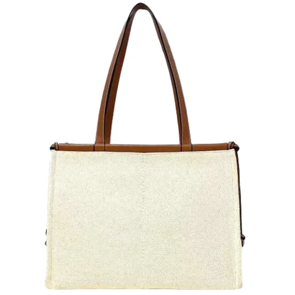 Loewe Pre-owned Canvas handbags Beige Dames
