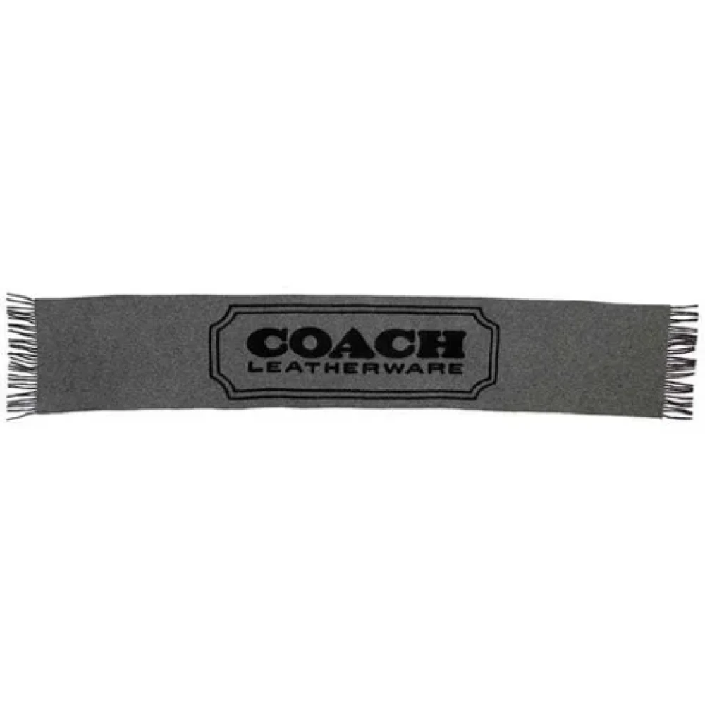 Coach Pre-owned Cashmere scarves Gray Dames
