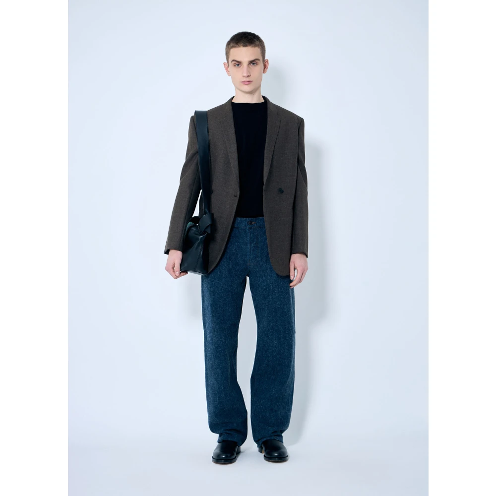 The Row Straight-leg Jeans met Vijf Zakken Blue Heren