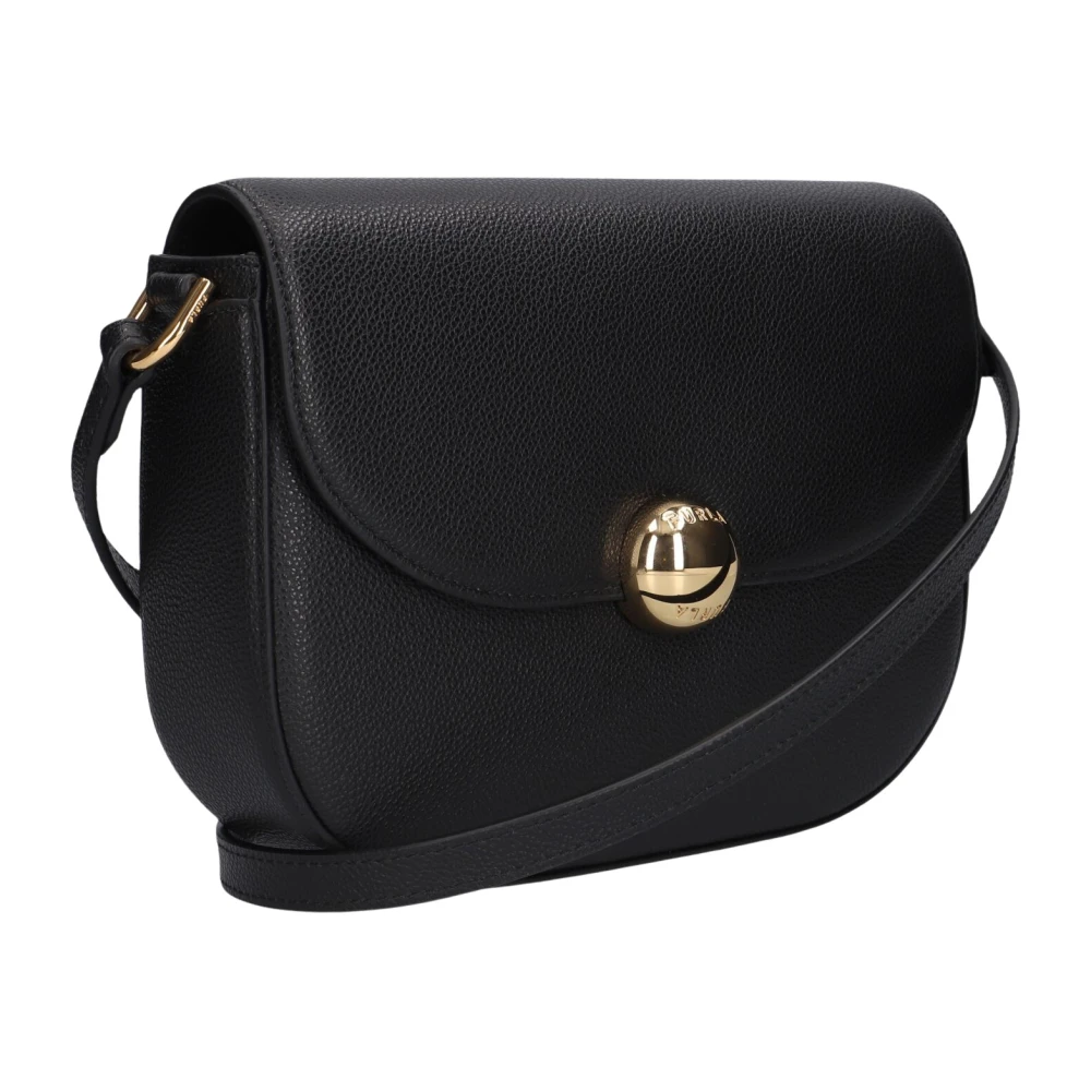 Damen Schwarz Furla Moonlight Umhängetasche S Nero Night-Kalbsleder - Bild 5