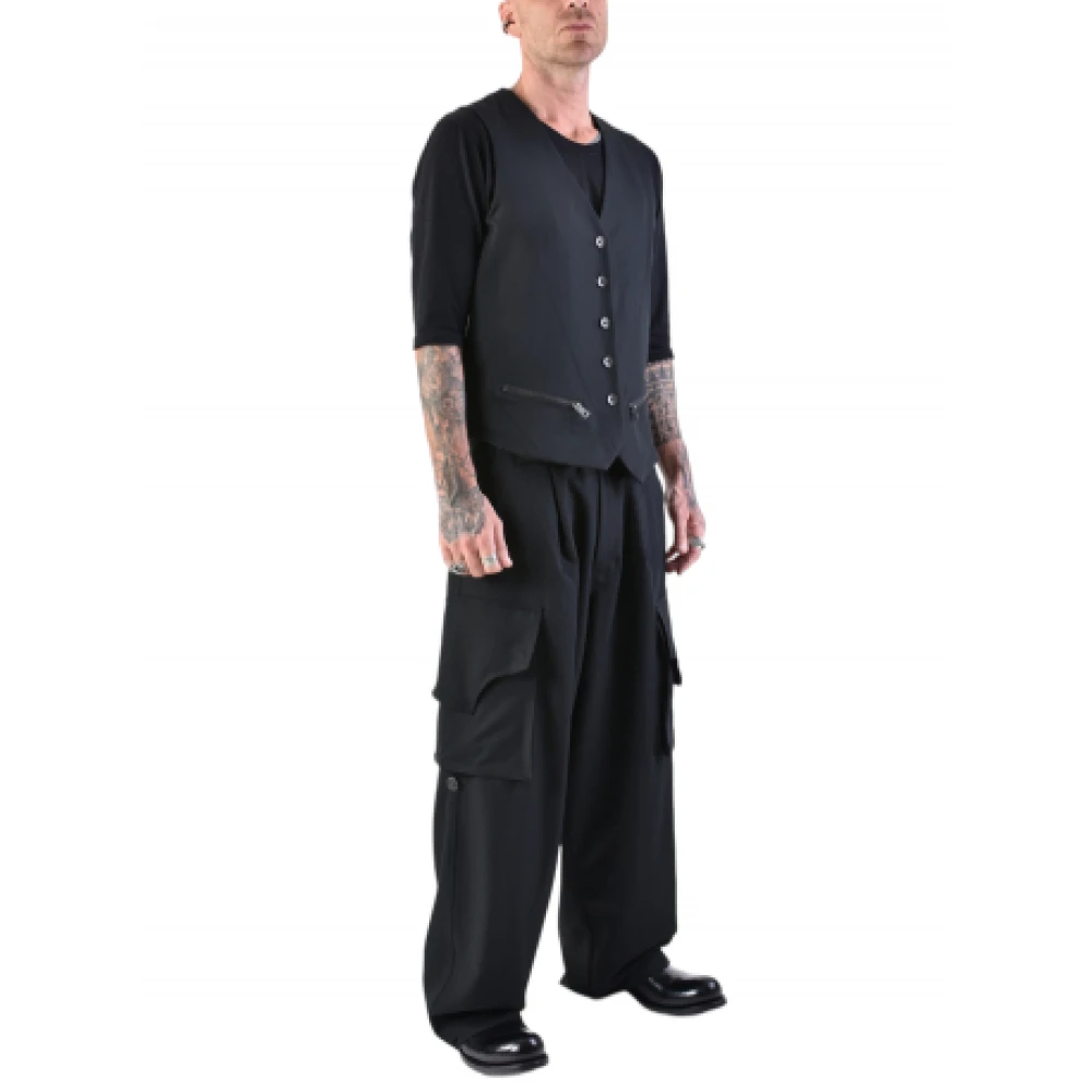 La Haine Inside Us Zwart wollen pakvest Lm123 Black Heren