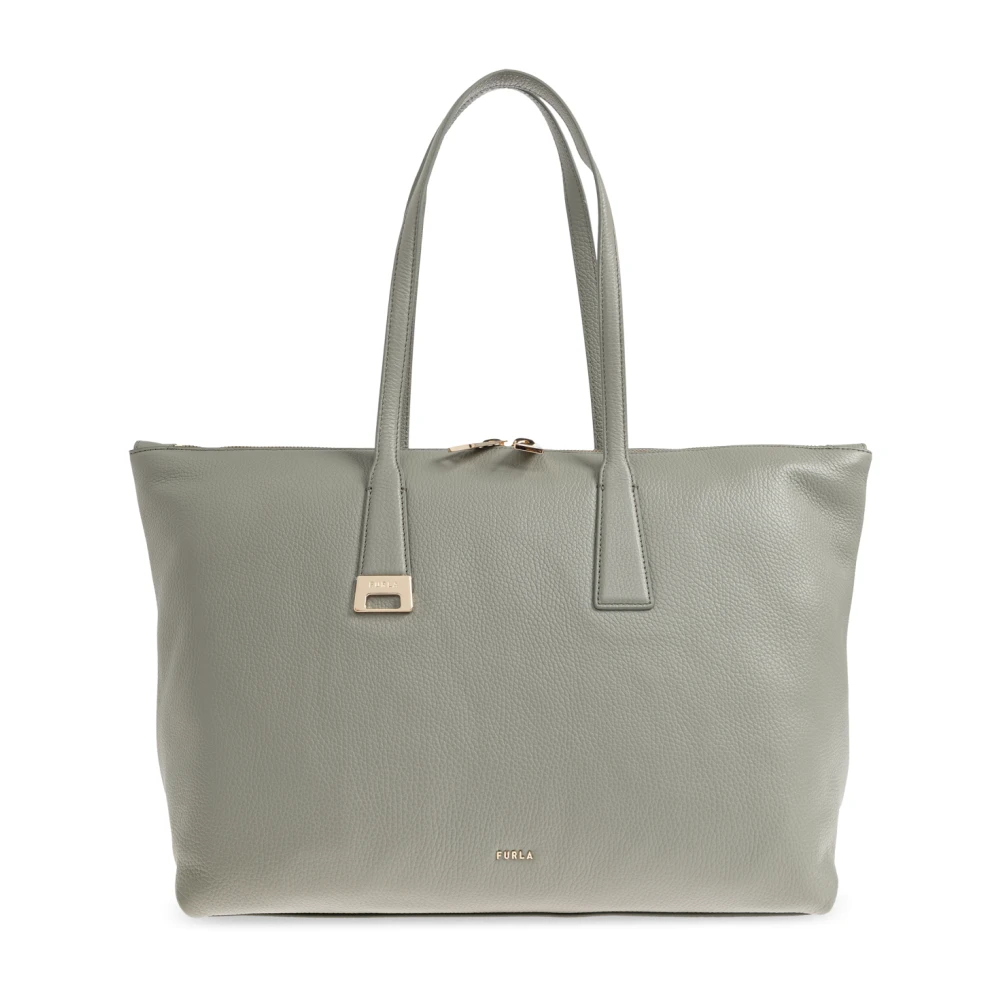 Furla Women's Green Shopping Bags, One Size, Olivia Large Shopper Bag