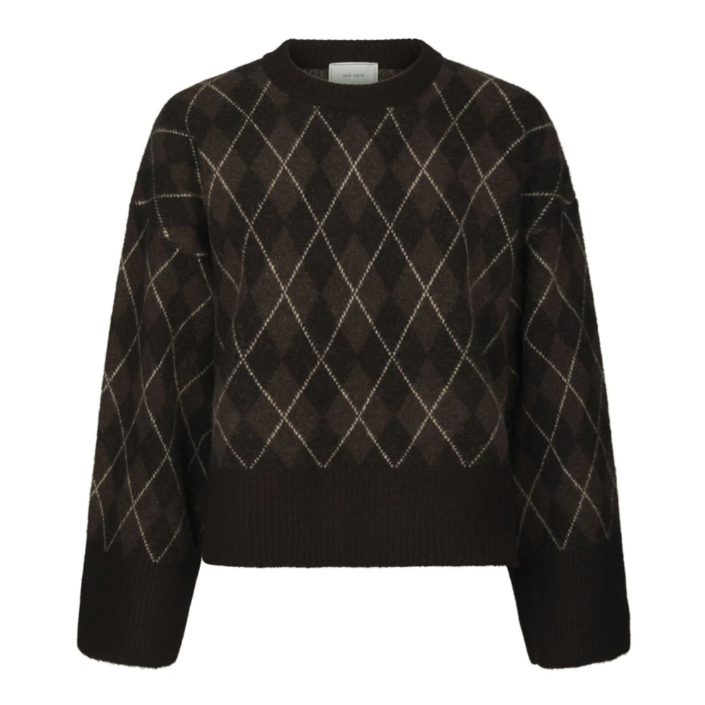 Neo Noir , Damen, Strickwaren, Braun, L