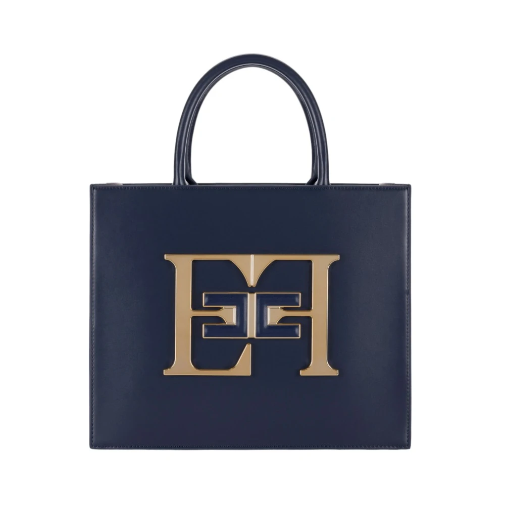Elisabetta Franchi Stijlvolle Handtas voor Trendy Vrouwen Blue Dames