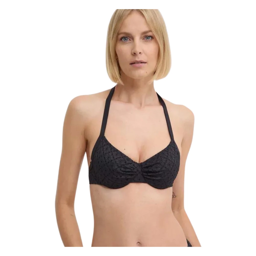 Twinset Zwart Zee Kleding Snap Sluiting Black Dames
