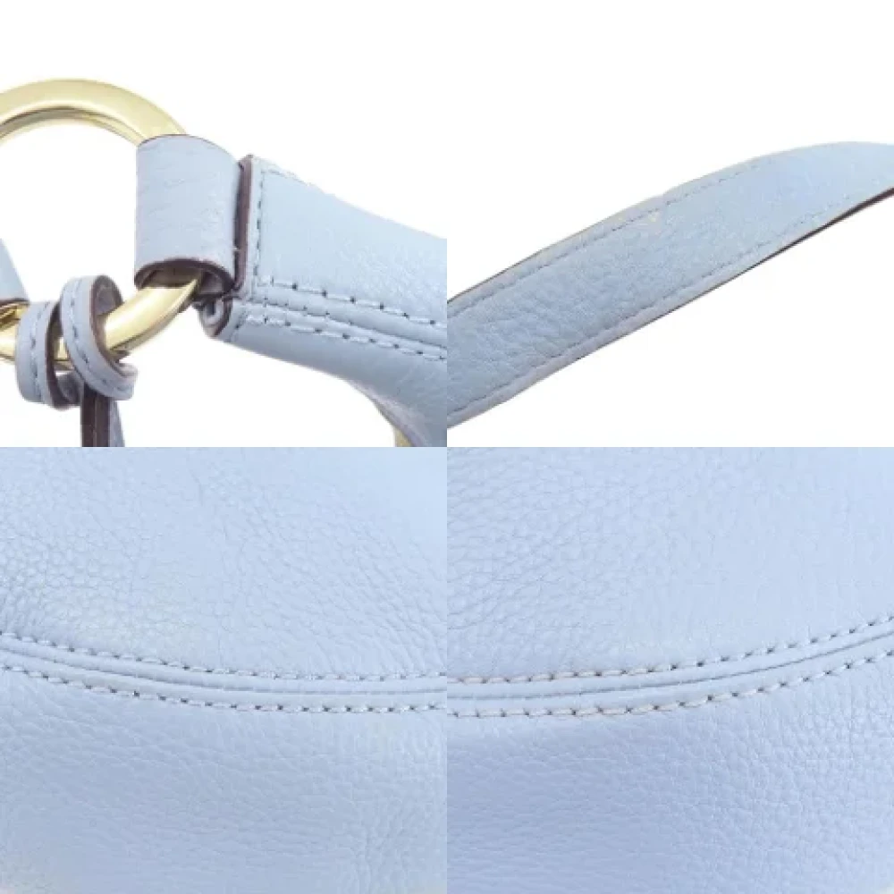 Michael Kors Pre-owned Leather shoulder-bags Blue Dames