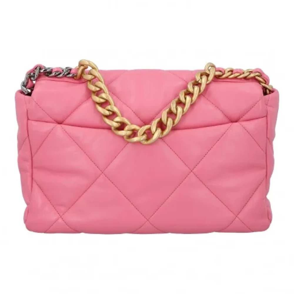Chanel Vintage Pre-owned Fabric chanel-bags Pink Dames