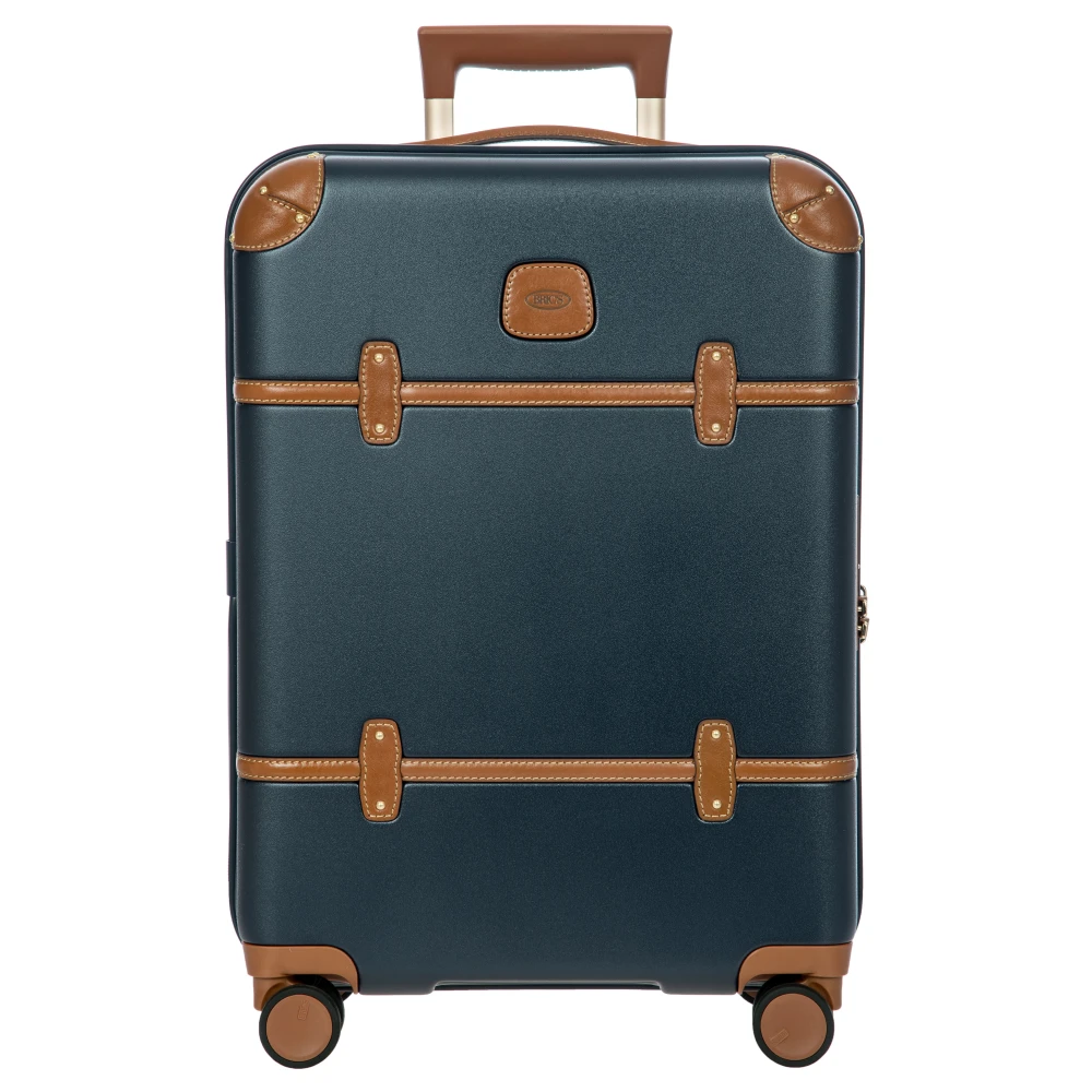 Bric's Unisex Blue Cabin Trolley In Polycarbonate