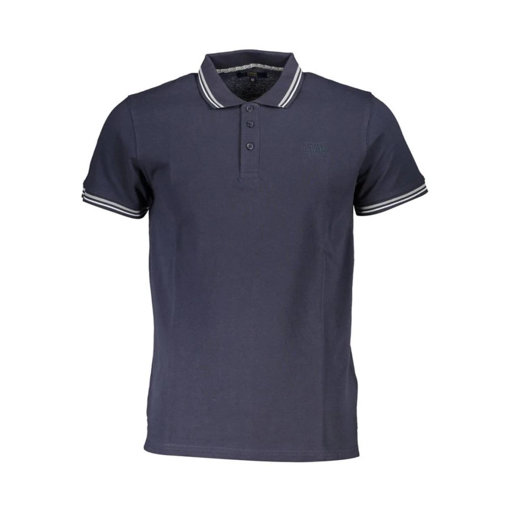 Cavalli Class Polo Shirt - Male - Polo Shirts - Blue - 2XL - Tops