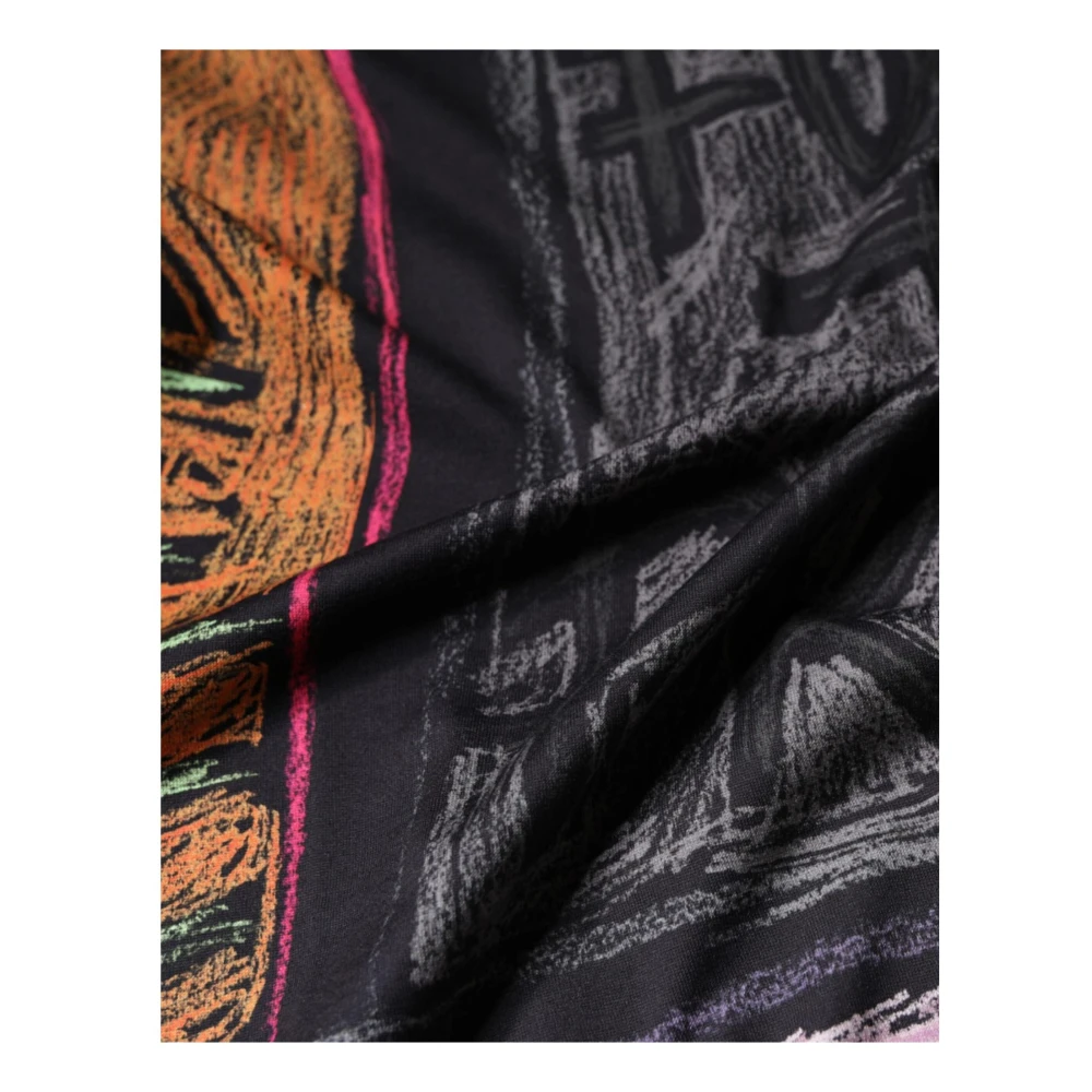 Dolce & Gabbana Multicolor Grafische Print Katoenen T-shirt Multicolor Heren