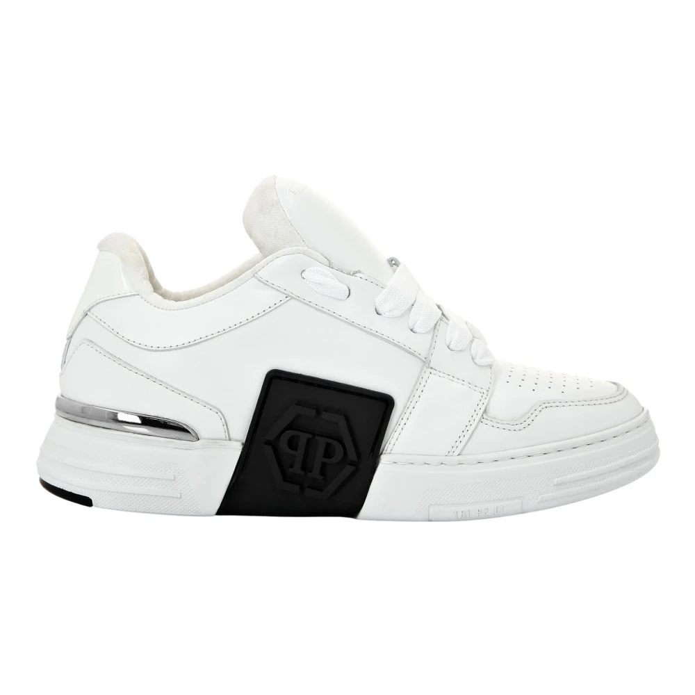 Philipp Plein Super Street Lo-Top Sneakers Hexagon unisex Schoenen Wit