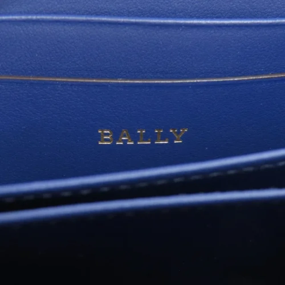 Bally Pre-owned Leather wallets Blue Dames