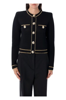cardigan-tricot-texture-noir-or-aw25