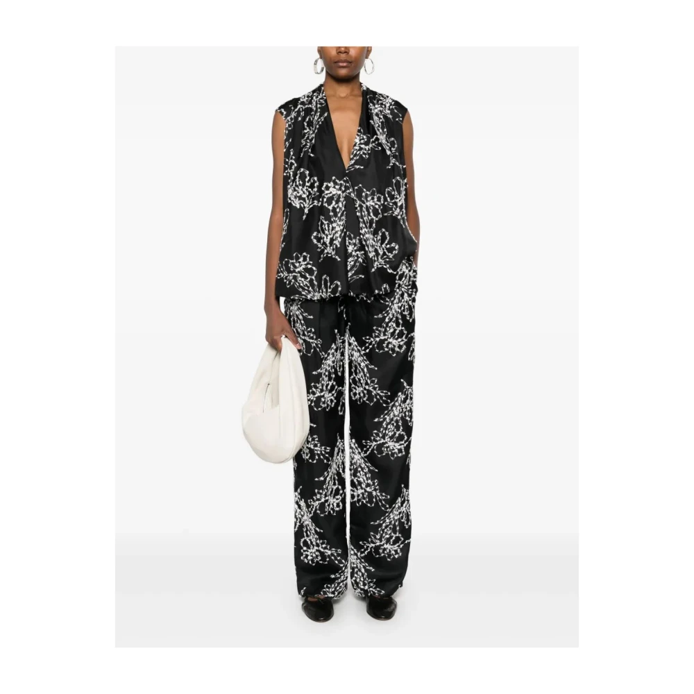 Loulou Studio Comfort Taillebroek Black Dames