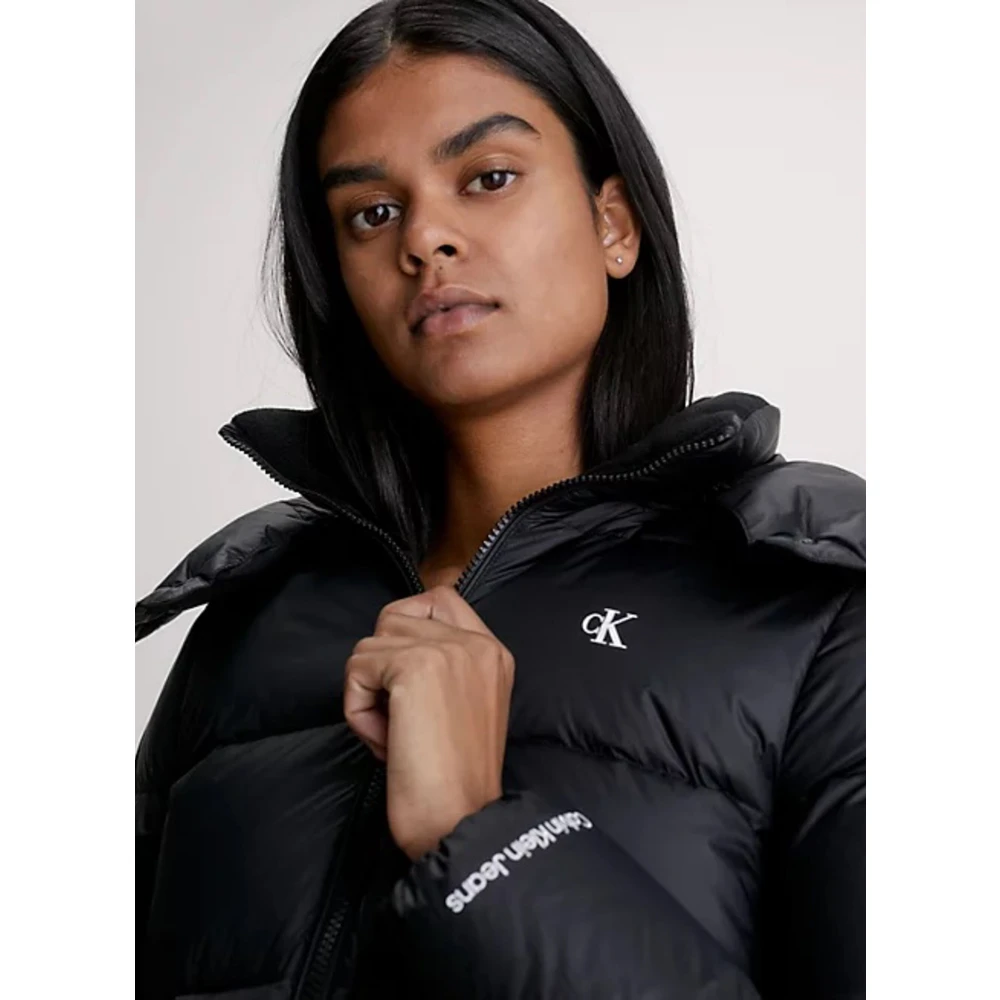 Calvin Klein Jeans Puffer Jas Black Dames