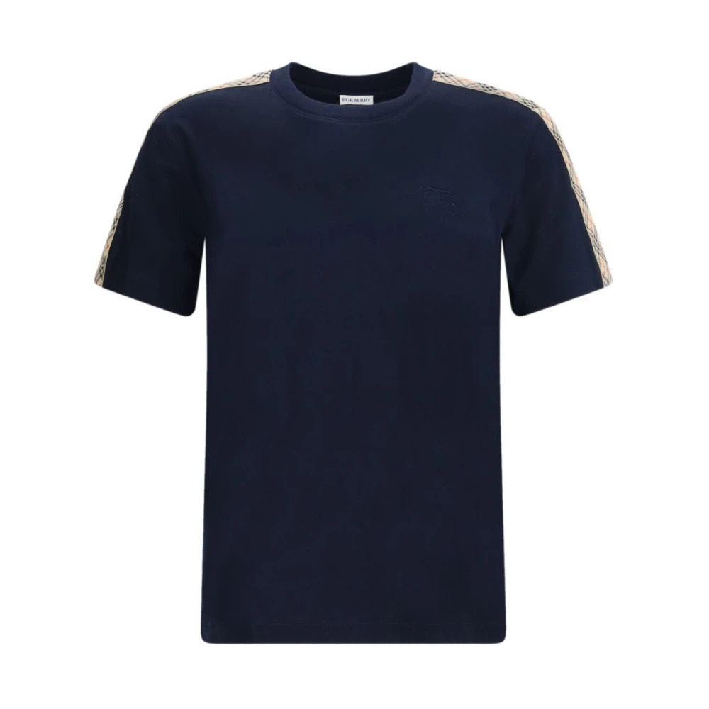 Burberry Men's Blue Crew Neck T-Shirt