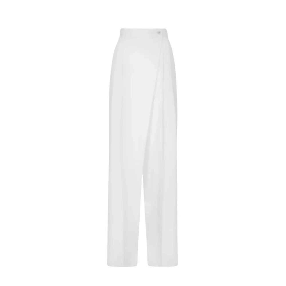 Dolce & Gabbana Donna Bianco Pantaloni, M, New,