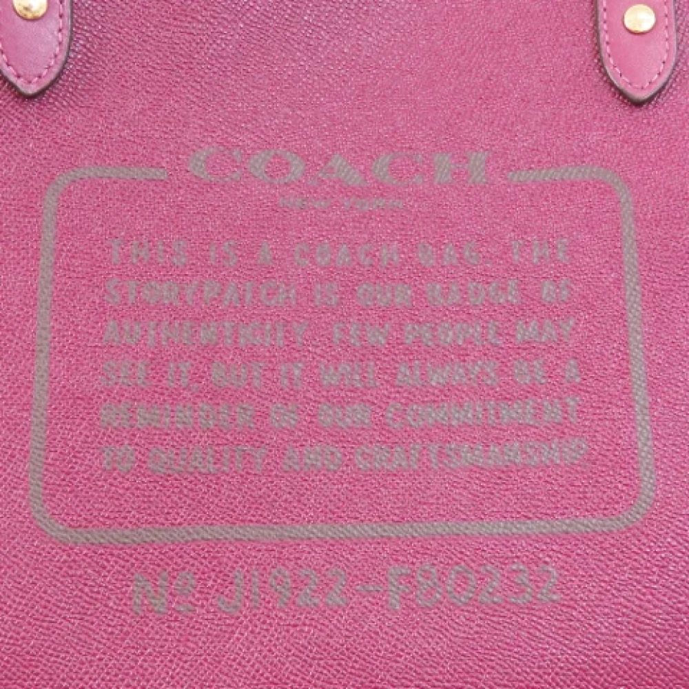 Coach Pre-owned Plastic totes Purple Dames