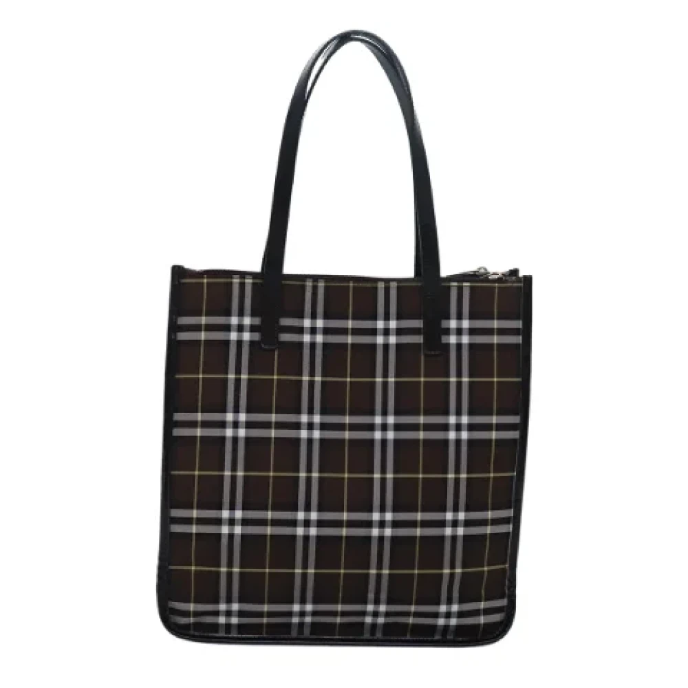 Burberry Vintage Pre-owned Nylon totes Brown Dames