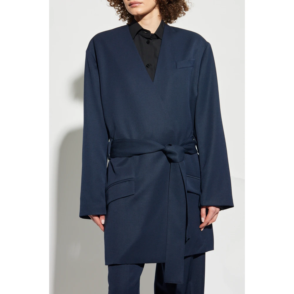The Attico Tied blazer Blue Dames