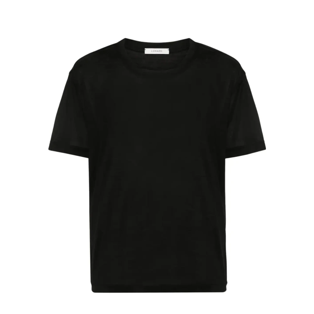 Lemaire Zwart Zacht T-shirt Black Heren