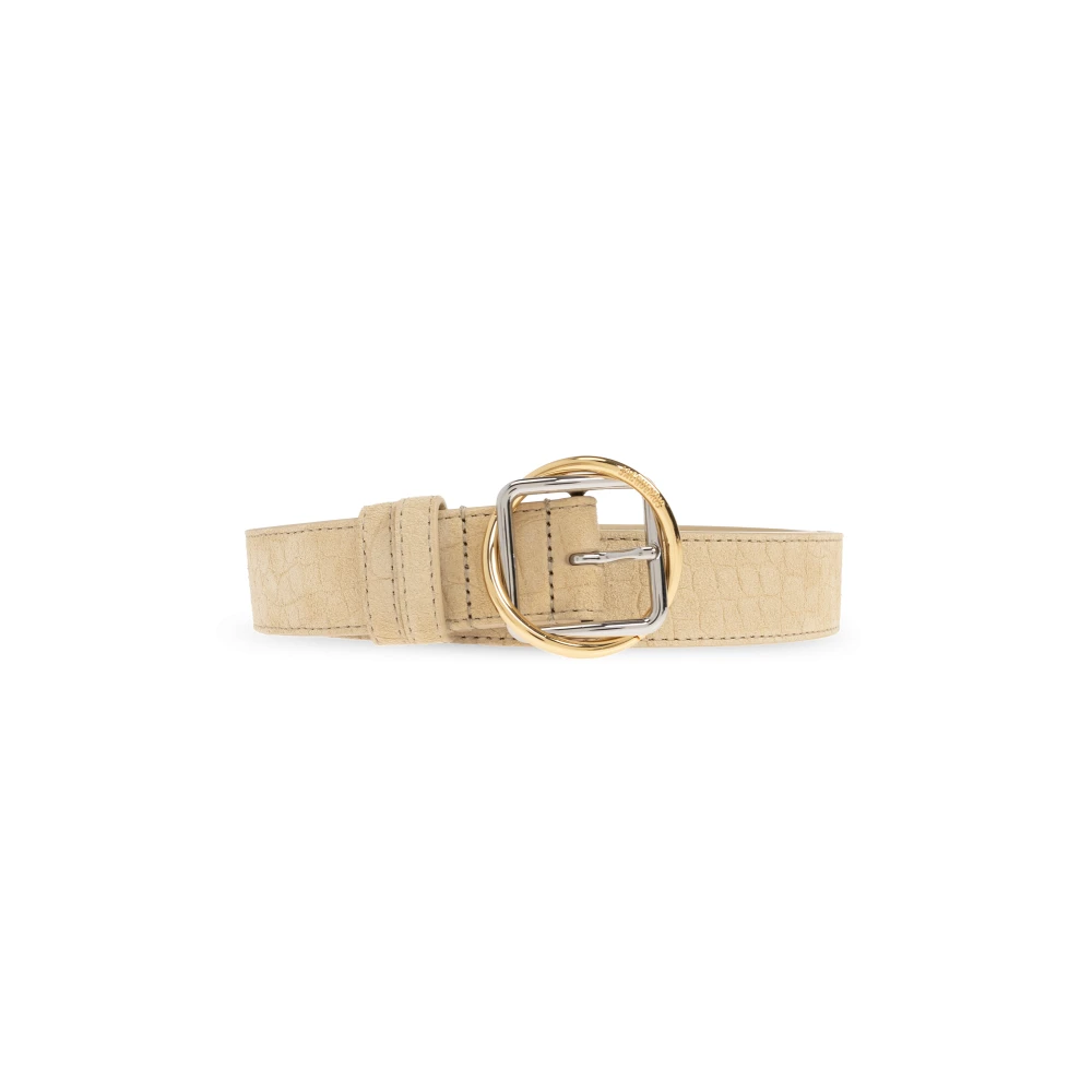 Jacquemus Unisex Beige Accessoarer 75 Cm, Läder, Leather Belt