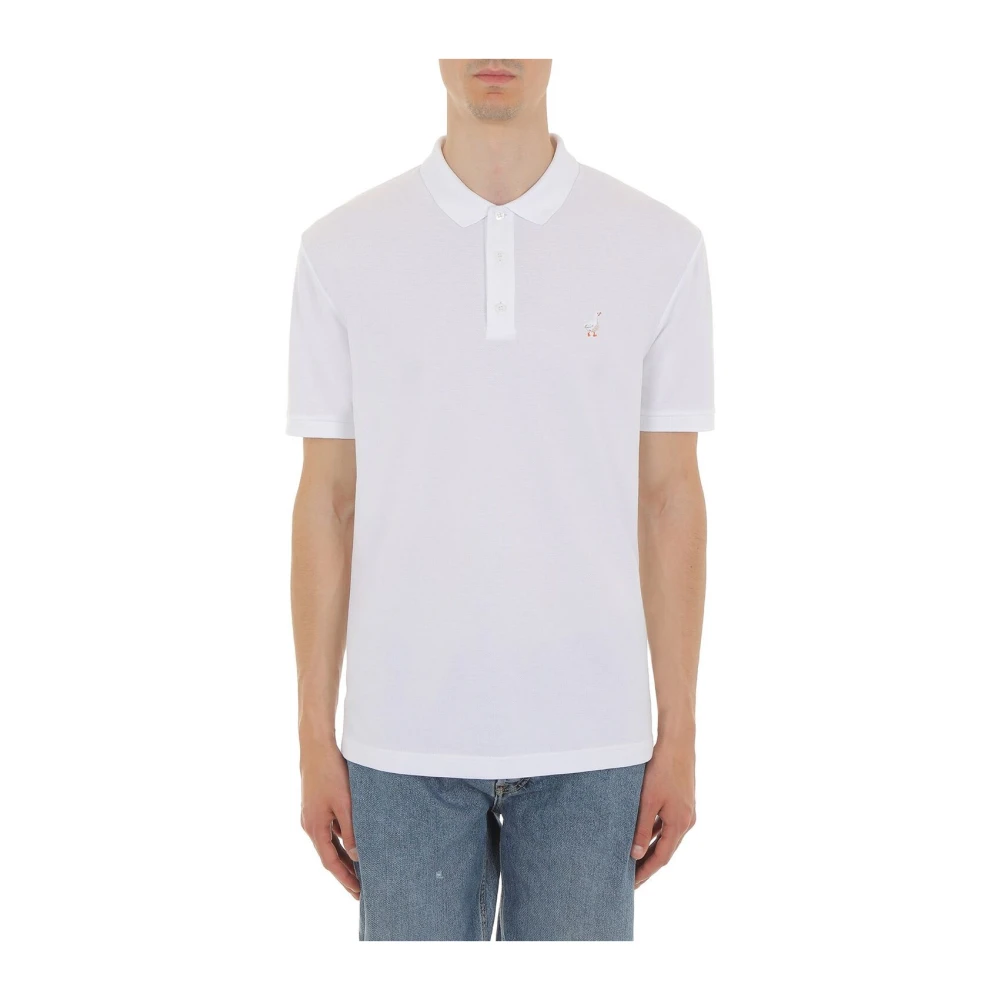 Moschino Uomo Bianco Top, L, New,