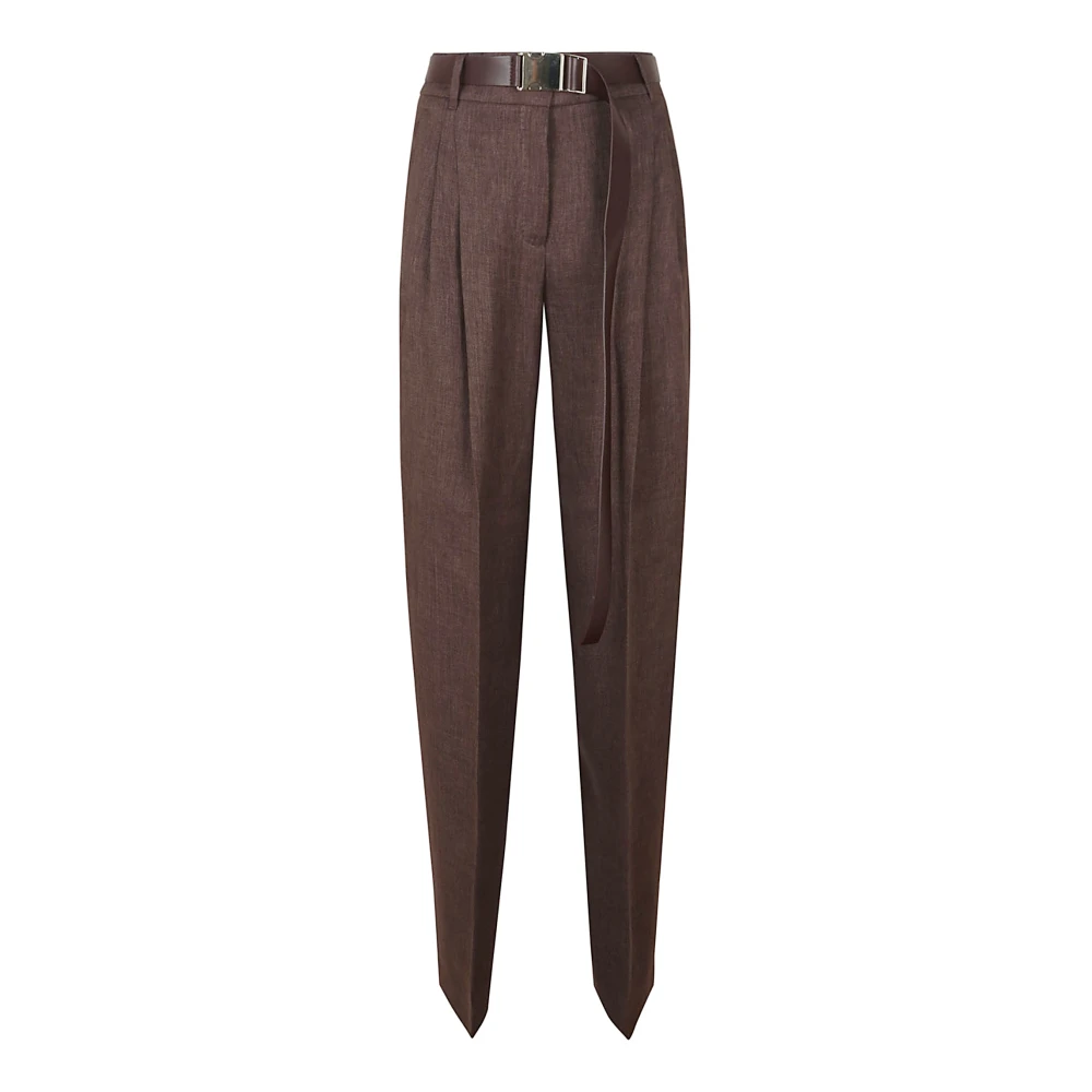 Trousers > Tapered Trousers - - Max Mara Studio - Modalova
